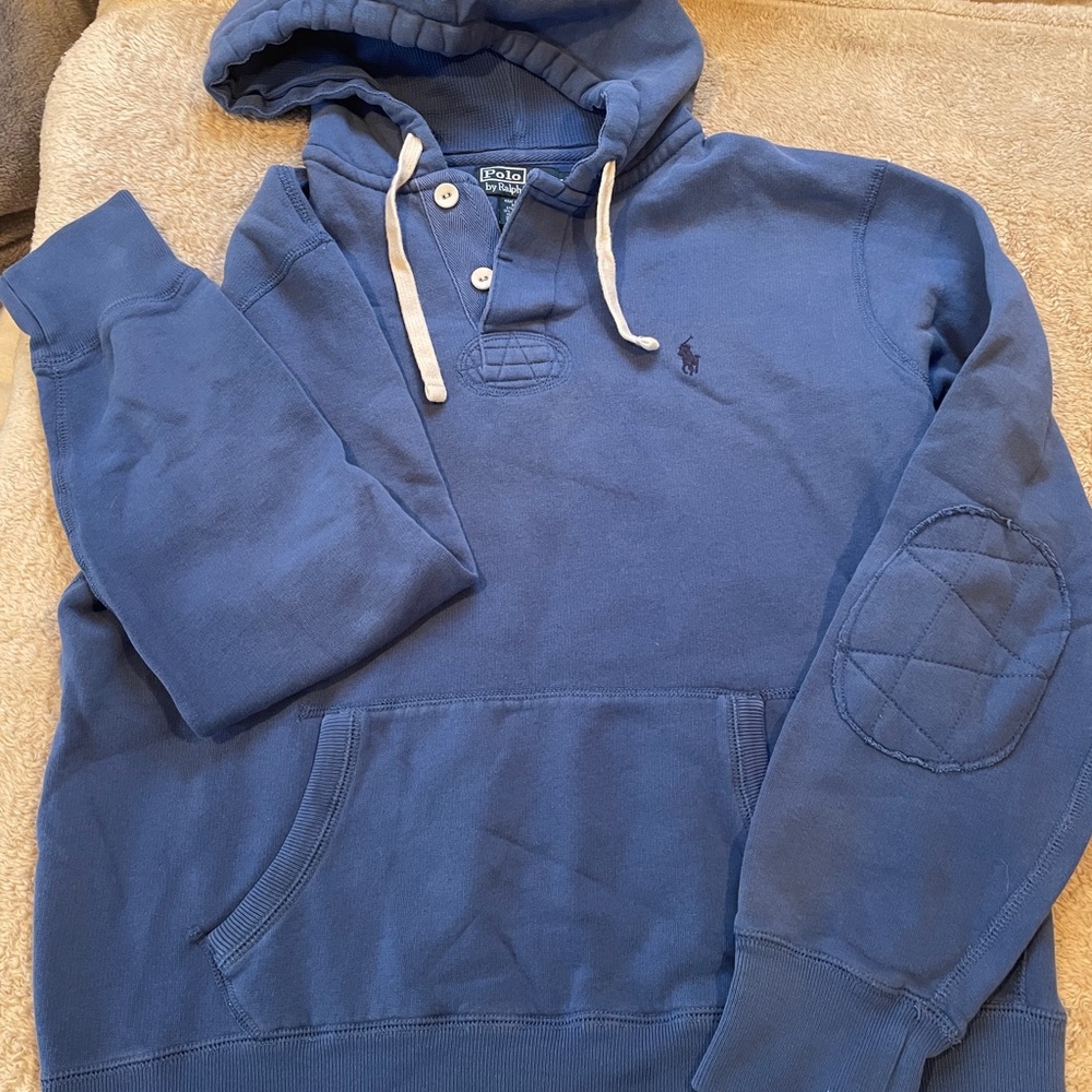 Ralph Lauren Classic Blue Hoodie